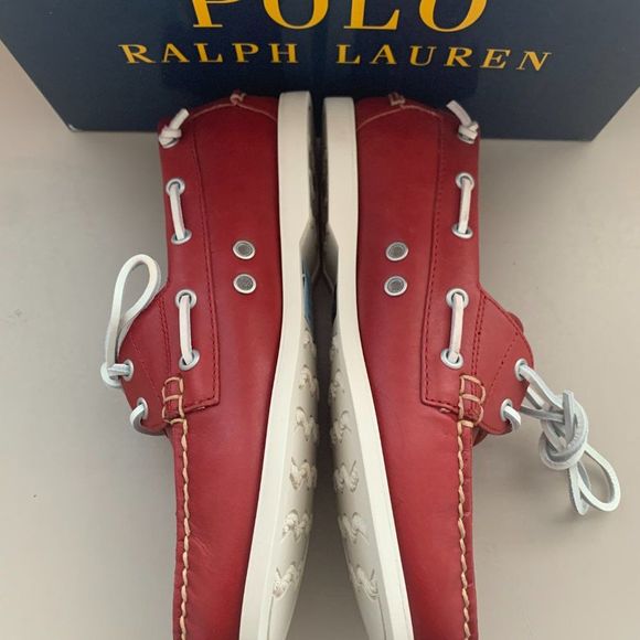 POLO RALPH LAUREN Merton Red Classic Leather - Picture 11 of 13